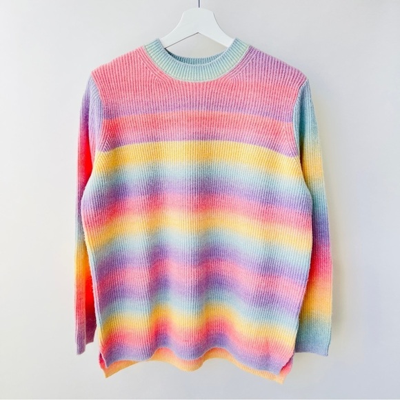 Hyacinth house candy crew neck sweater, pink/blue/orange, Size S E25 - Picture 4 of 10